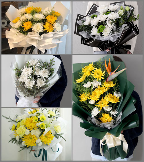 湖北十堰市张湾区柏林镇白马山村白事花束代送